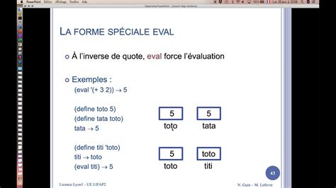 LIFAP2 Cours 1 partie 2 : débuts en Scheme .